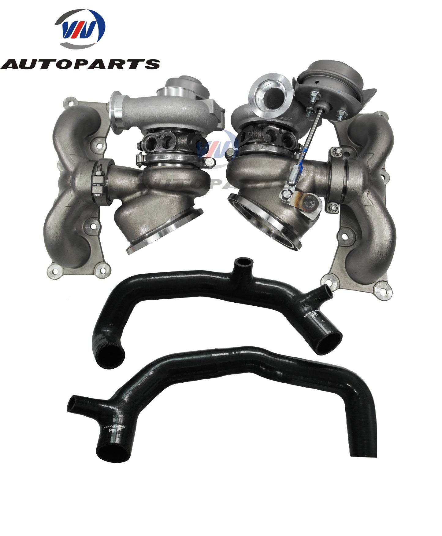 Upgraded VIV V4 TD04-19T Billet Twin Turbochargers for BMW 335i 3.0L with N54