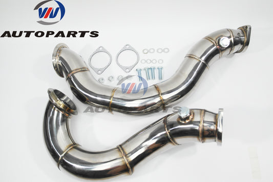3" STAINLESS STEEL CATLESS DOWN PIPES for 2007-2012 BMW 135i 335i N54 E90 E91