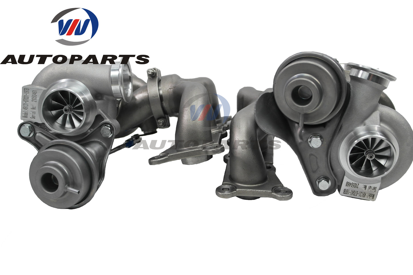 Upgraded VIV V4 TD04-19T Billet Twin Turbochargers for BMW 335i 3.0L with N54