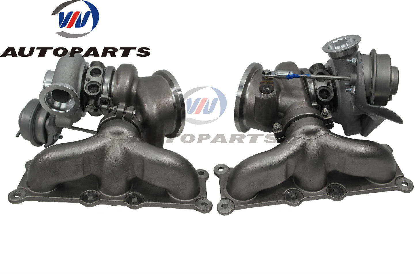 Upgraded VIV V4 TD04-19T Billet Twin Turbochargers for BMW 335i 3.0L with N54
