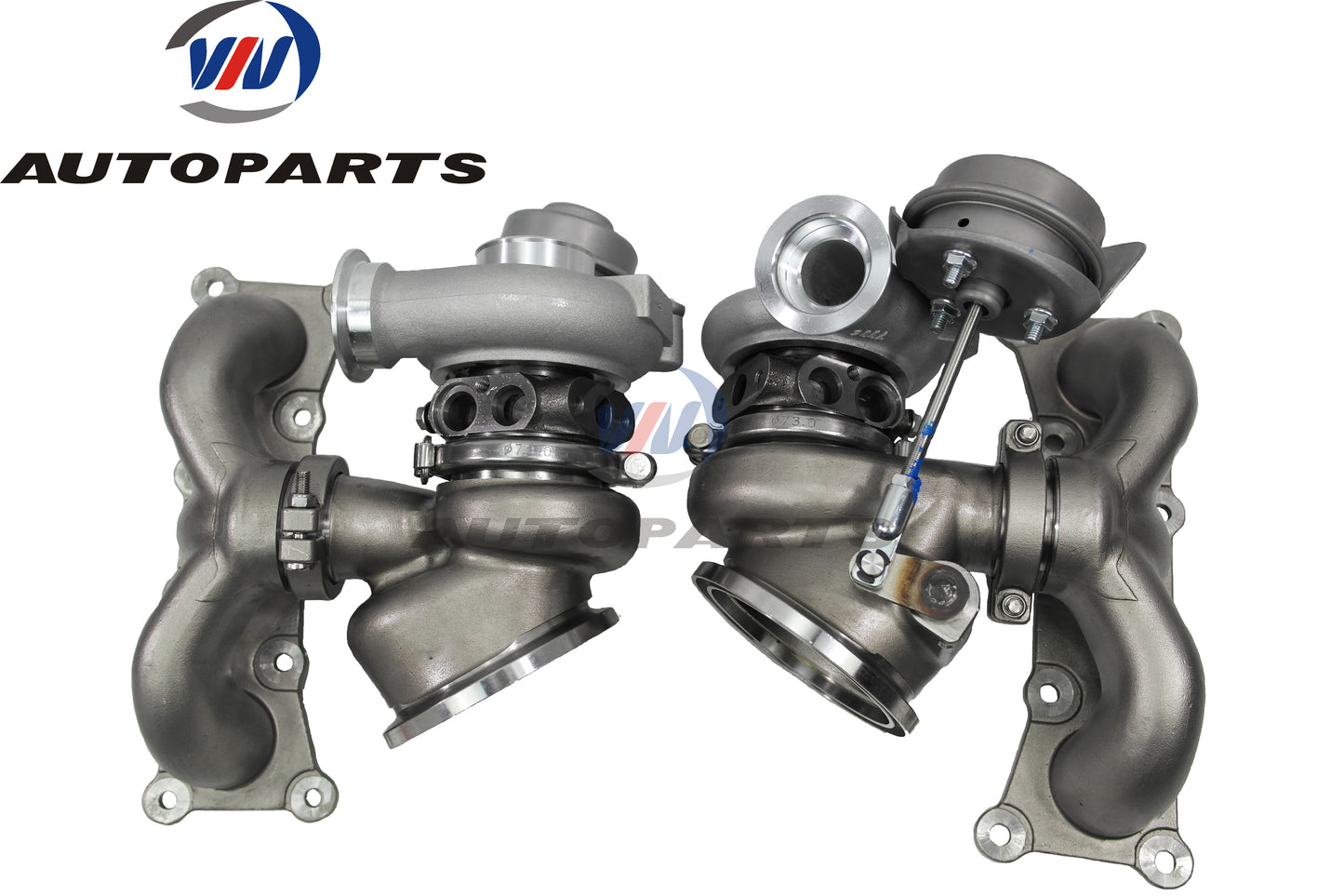 Upgraded VIV V4 TD04-19T Billet Twin Turbochargers for BMW 335i 3.0L with N54