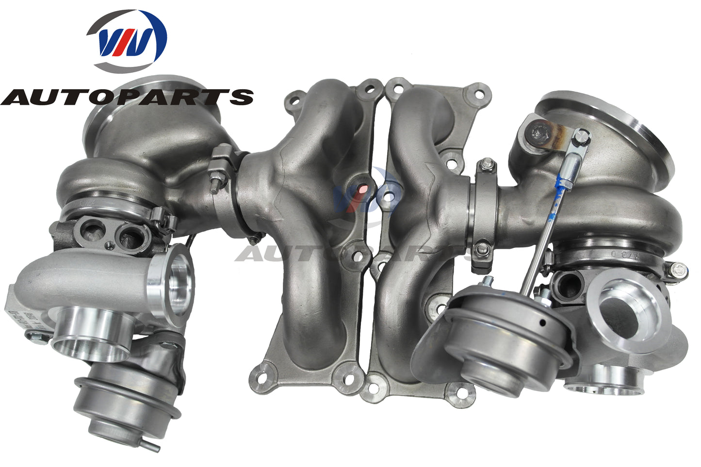 Upgraded VIV V4 TD04-19T Billet Twin Turbochargers for BMW 335i 3.0L with N54
