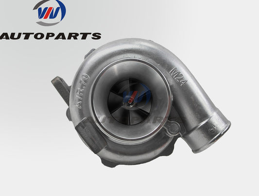 T4 Turbocharger 6264 Comp.A/R.70, Turbine A/R.68 V-band oil cooled turbo (tubine housing A/R .68)