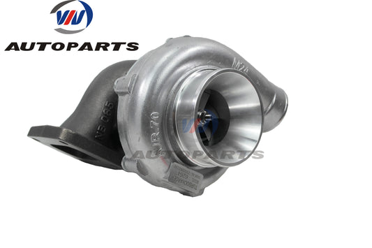 T4 Turbocharger 6264 Comp.A/R.70, Turbine A/R.68 V-band oil cooled turbo (tubine housing A/R .68)