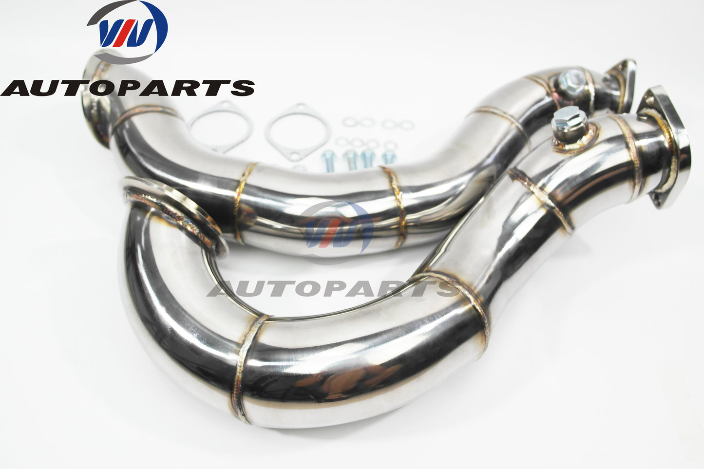 3" STAINLESS STEEL CATLESS DOWN PIPES for 2007-2012 BMW 135i 335i N54 E90 E91
